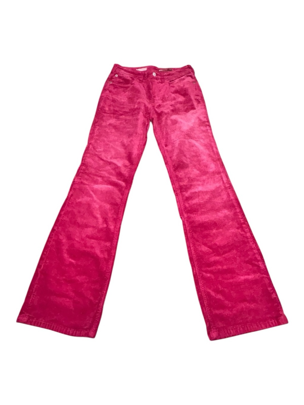 Pilcro "The Yaya" Corduroy Mid-Rise Crop Flare Jeans